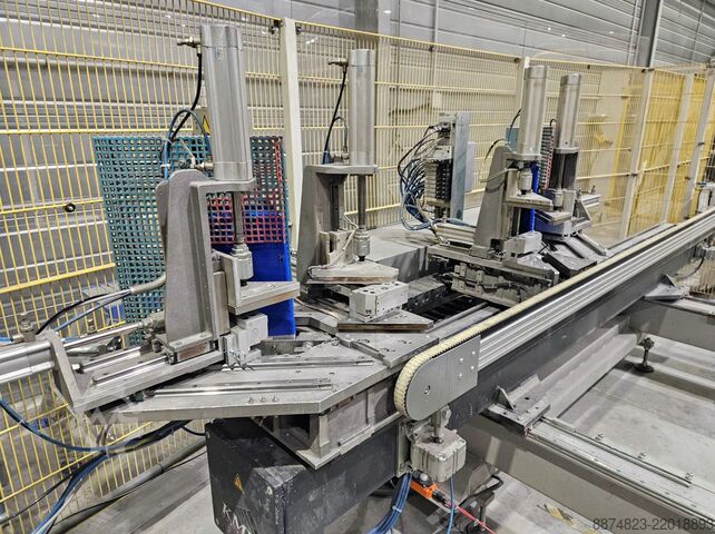 Ligne de soudage fenêtre PVC KMW A4H KMW Soudeuse A4H