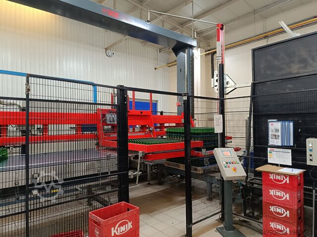 خط تعبئة وتغليف زجاجات زجاجية، محطة تعبئة SACMI Complete Glass Filling Line 50.000 bph