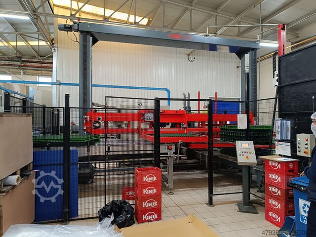 خط تعبئة وتغليف زجاجات زجاجية، محطة تعبئة SACMI Complete Glass Filling Line 50.000 bph