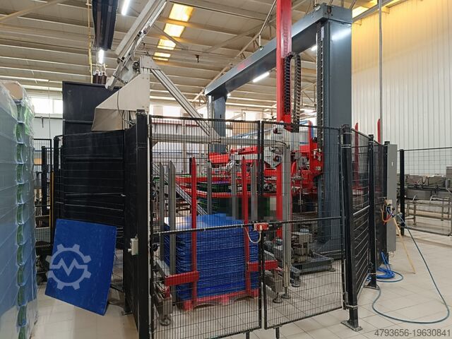 خط تعبئة وتغليف زجاجات زجاجية، محطة تعبئة SACMI Complete Glass Filling Line 50.000 bph