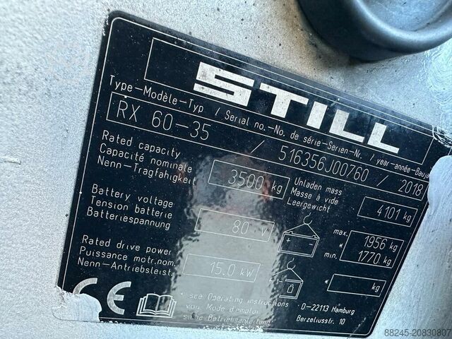 Elektrischer Triplex-Gabelstapler Still RX60-35, VS-22594 STILL RX60-35