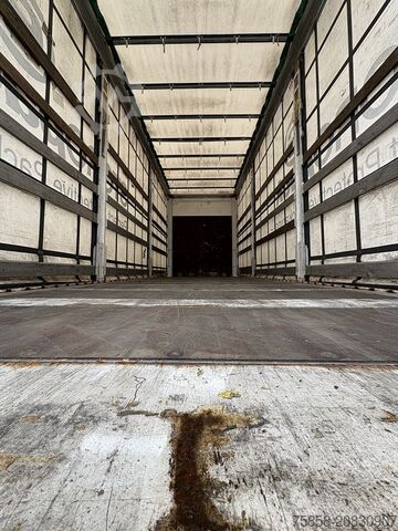 Výmenná nadstavba s plošinou a plachtou Krone Jumbo 3m Innenhöhe Hubdach Edscha