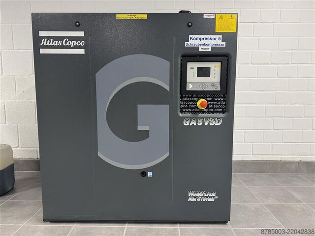 Vida kompresörü Atlas Copco GA 5 VSD