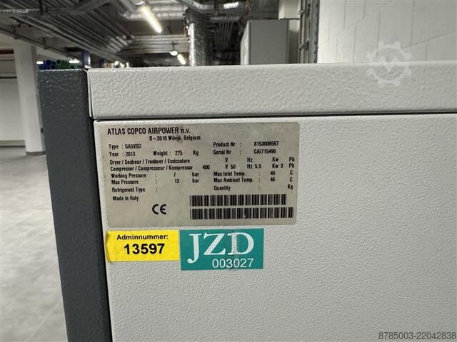 Vida kompresörü Atlas Copco GA 5 VSD