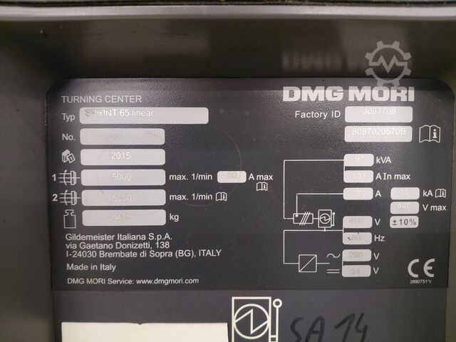 ЦNЦ okretni цentar DMG MORI Sprint 65 linear