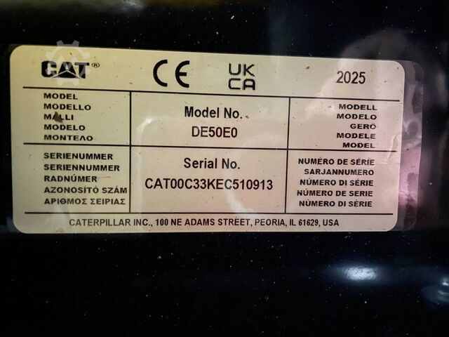 Agregat Caterpillar DE50E0 - 50 kVA Generator - DPX-18006