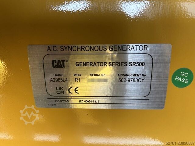 Agregat Caterpillar DE550E0 - C15 - 550 kVA Generator - DPX-18027