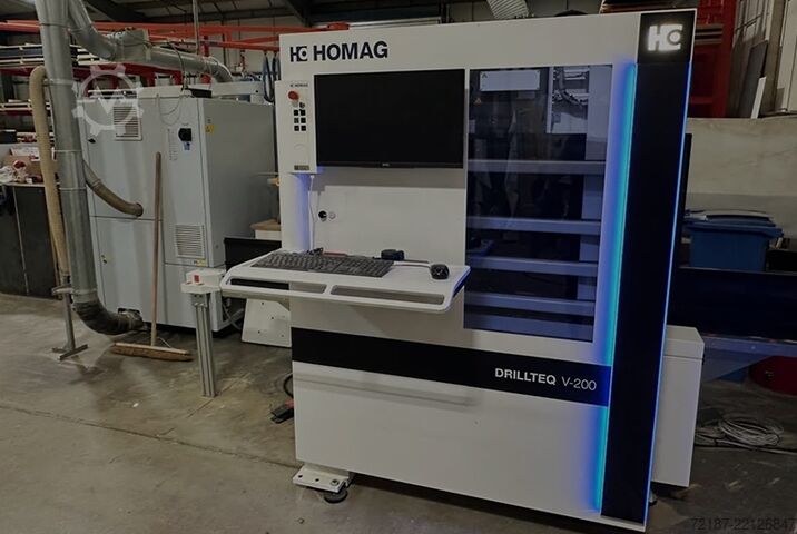 Taladradora de paso continuo Homag DRILLTEQ V-200