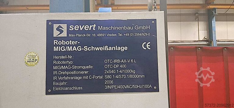 Sistema de soldadura robótica Severt MIG/MAG