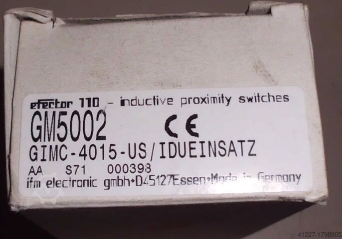Inductive sensor IFM GM5002 GIMC-4015-US
