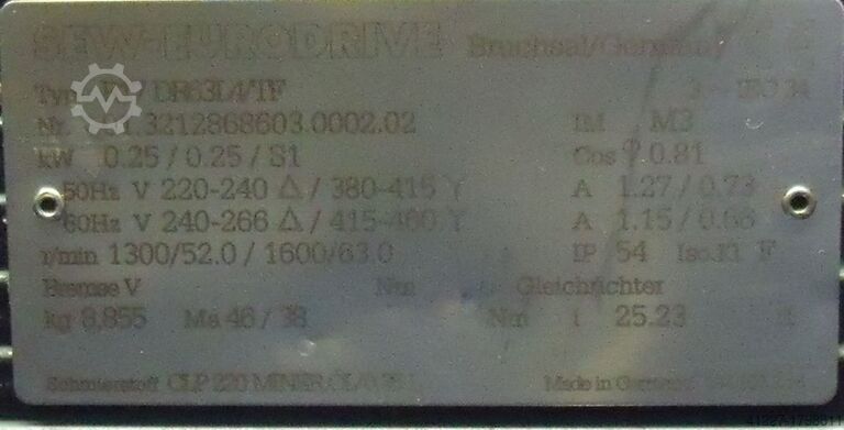 SEW Eurodrive R17DR63LA/TF