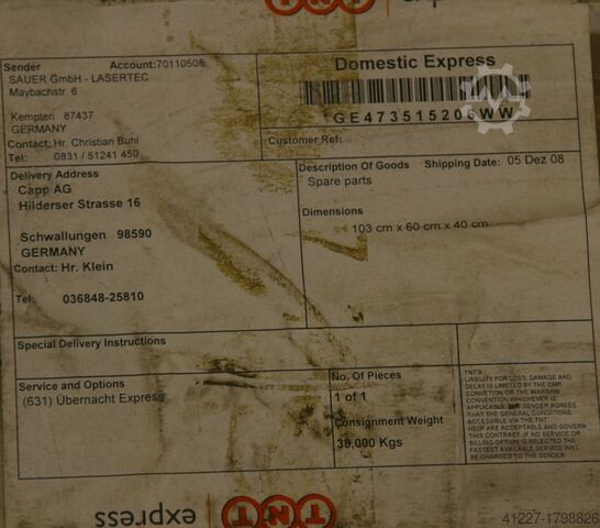 Řetěz měniče nástrojů Sauer Ultrasonic 20 Linear