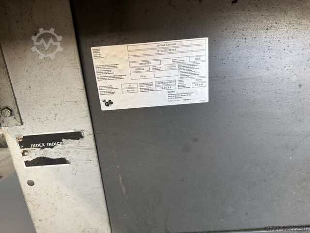 Paternoster skladište / kružno skladište SSI Schäfer S75T1232-320223-13