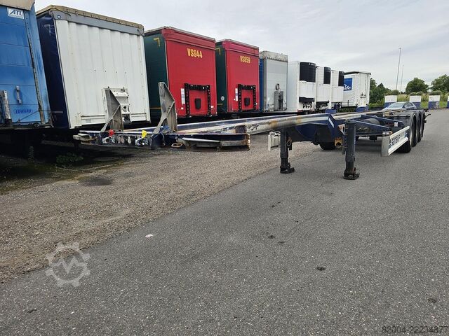 Транспорт на контейнери D-TEC VCC-01 / 45 FOOT CONTAINER CHASSIS / VALKX AXLES.