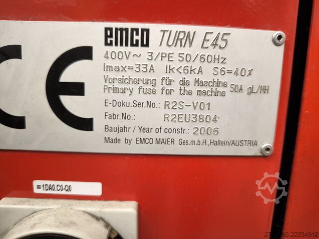 CNC soustruh EMCO E45 EMCO E45