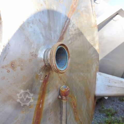 15000 Liter isolierter Rührwerksbehälter aus V2A mit Propellerrührwerk  8612