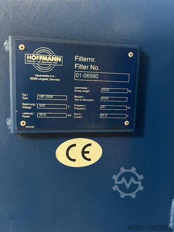 Filtre sistemi HOFFMANN UBF 200/K