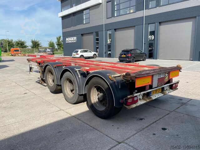 Transport av containrar D-TEC FT-43-03V / Flexitrailer / 3x Extendable / SAF ...