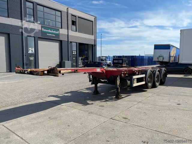 Transport av containrar D-TEC FT-43-03V / Flexitrailer / 3x Extendable / SAF ...