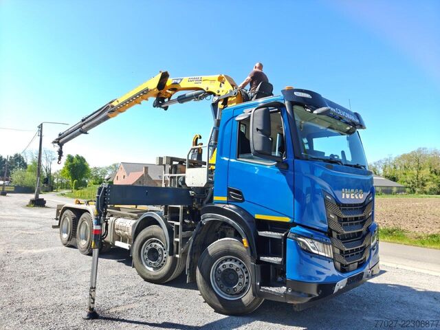 Sistema de braço de gancho Iveco X-WAY 460 !!PROMO!! Hooklift + Crane Copma 208