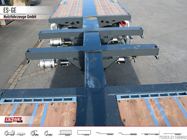 נגרר סמי-טריילר עם פלטפורמת עבודה FAYMONVILLE Telemax Sattelauflieger - 3fach teleskopierbar