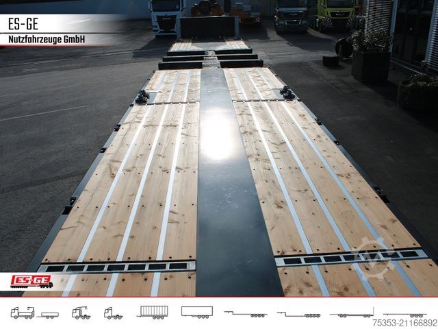 נגרר סמי-טריילר עם פלטפורמת עבודה FAYMONVILLE Telemax Sattelauflieger - 3fach teleskopierbar