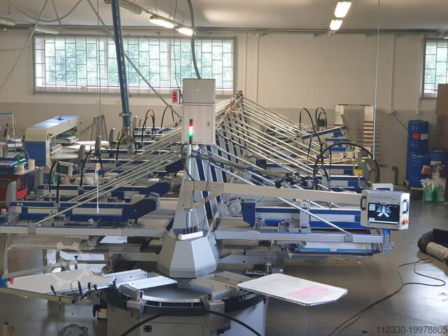 Otomatik serigrafi baskı makinesi MHM SPiQ OVAL 2023 MHM – Machines Highest Mechatronic GmbH SPiQ 20 45×55