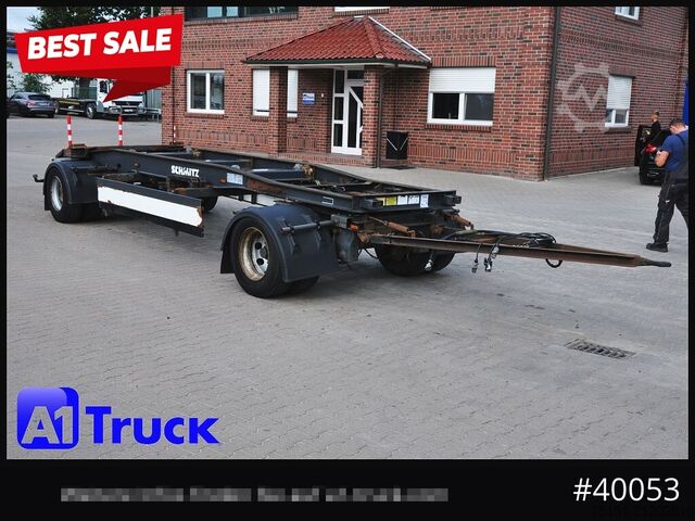 Roll off trailer SCHMITZ ACF 20, Schlitten, zwillingsbereift, bis 7700mm Container
