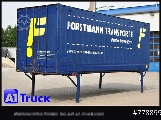 Bodi tukar dengan struktur kotak KRONE BDF 7,82 Container, 2700mm Innenhöhe, Portaltür