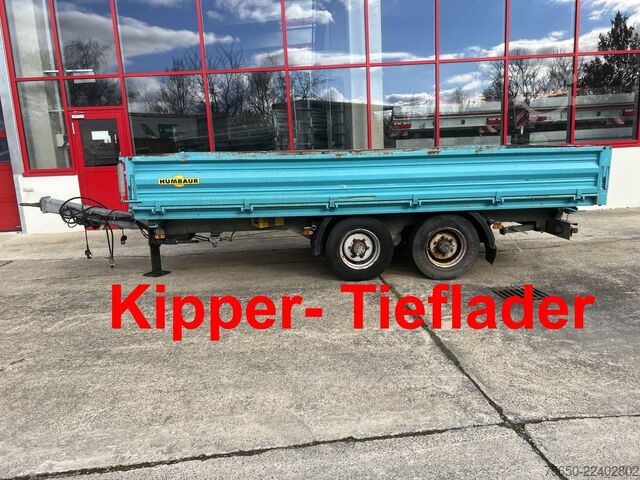 टिपर ट्रेलर Humbaur HTK 10 50 24  Tandem Kipper- Tieflader