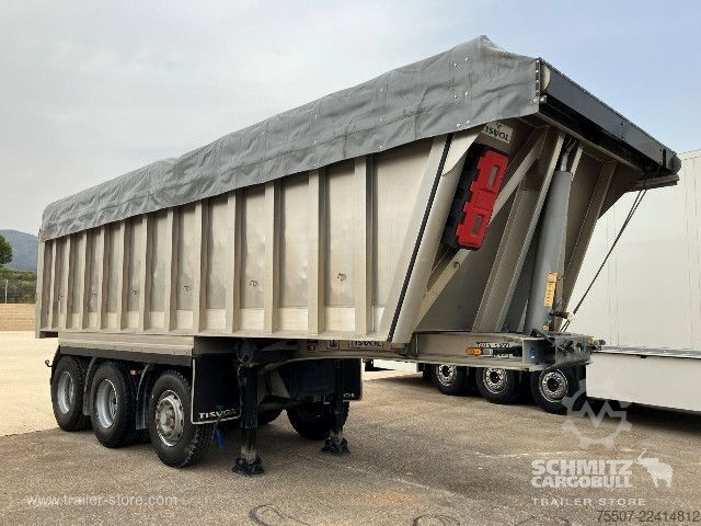 ডাম্পার সেমিট্রেলার Leci Trailer Semiremolque Volquete Aluminio cuadrada