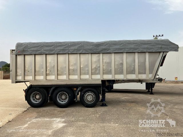 ডাম্পার সেমিট্রেলার Leci Trailer Semiremolque Volquete Aluminio cuadrada