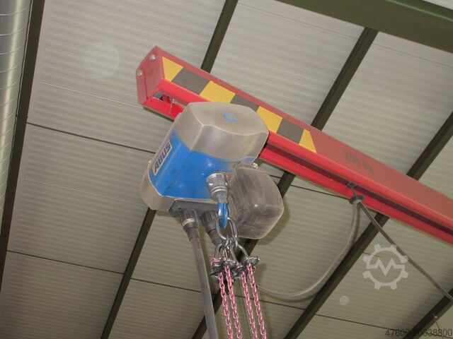 Pluma giratoria Pluma giratoria de columna Grúa móvil Kaltenbach WK1 Drehkran Hallenkran Kran mobiler Schwenkkran 100KG 4,7m Kettenzug