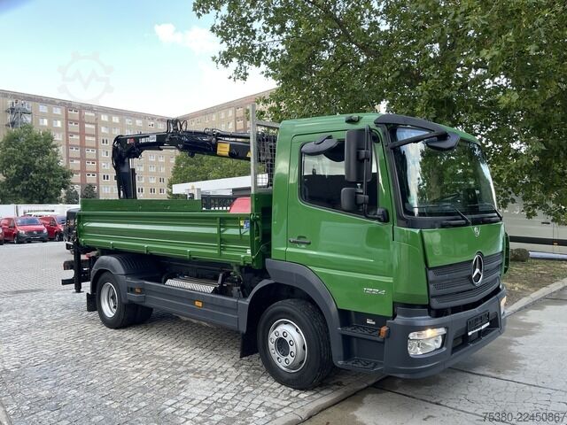 Auto-dizalica montirana na kamionu mercedes-benz Atego 1224 Zweiseitenkipper Kran Greifer *Klima*