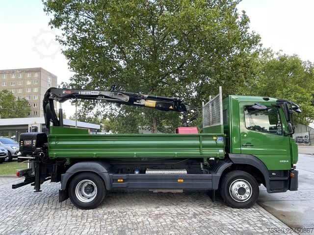 Auto-dizalica montirana na kamionu mercedes-benz Atego 1224 Zweiseitenkipper Kran Greifer *Klima*