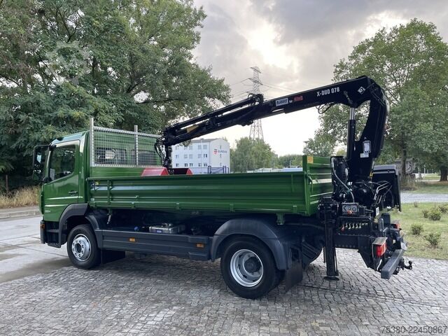 Auto-dizalica montirana na kamionu mercedes-benz Atego 1224 Zweiseitenkipper Kran Greifer *Klima*