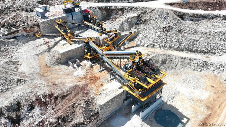 Mulningsbúnaður FABO Fixed Crusher 500-600 TPH