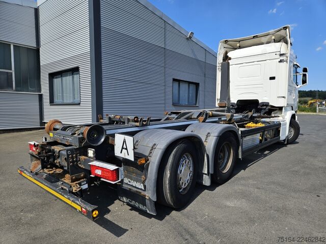 Roll-off tipper truck SCANIA R 450 6x2 Nachlauflenkachse