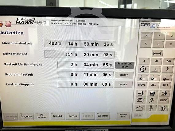 CNC Bearbeitungszentrum OPS INGERSOLL SPEED HAWK 650