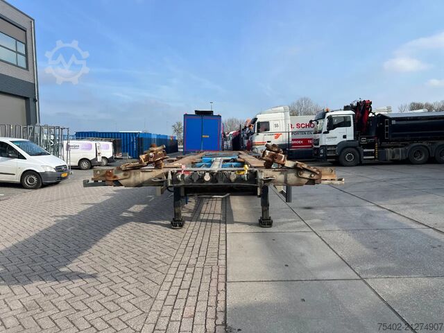 Container transport Van Hool 3B0070 / SAF + Disc / 1x Extendable / Lift Axle