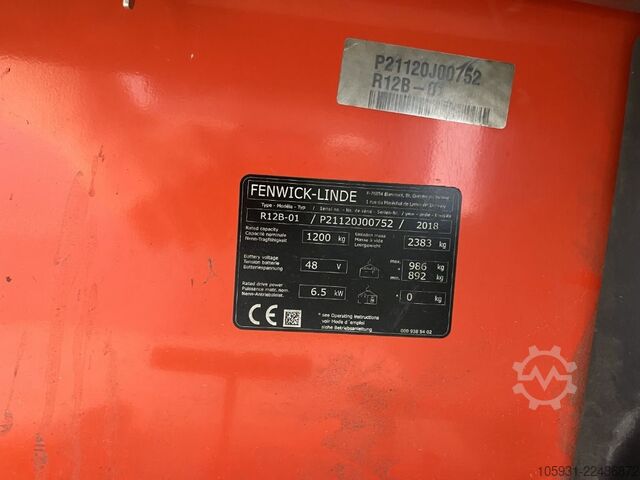 Carretilla retráctil Linde R12B-01