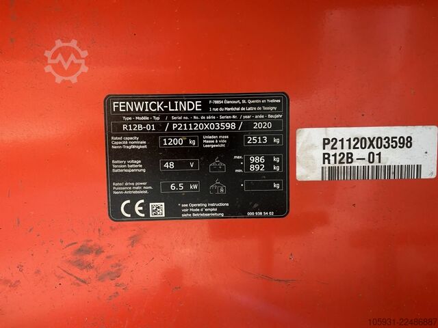 Carretilla retráctil Linde R12B-01