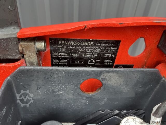 Carretilla elevadora baja Linde T16