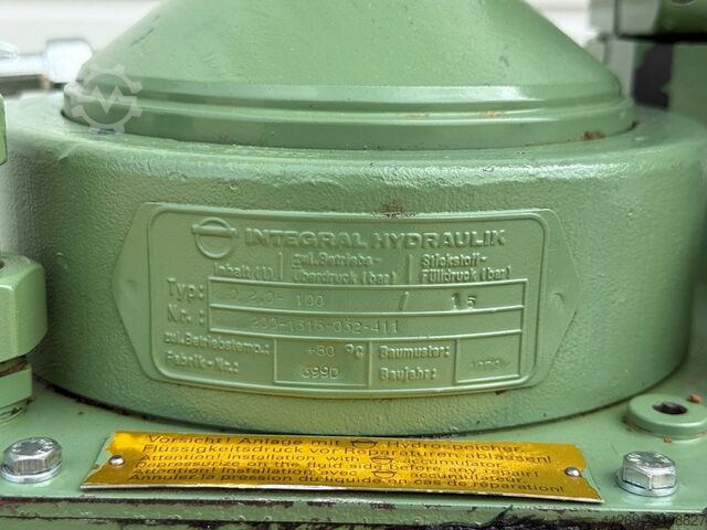 وحدة هيدروليكية متكاملة من نوع Integral Hydraulic Typ D 2,0 -100 /1,5 Integral Hydraulik D 2,0 -100 /1,5
