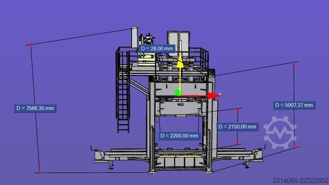 FRIMO stiskalnica za oblikovanje / tlačna enota 2.500 kN FRIMO Formpresse 2.500KN
