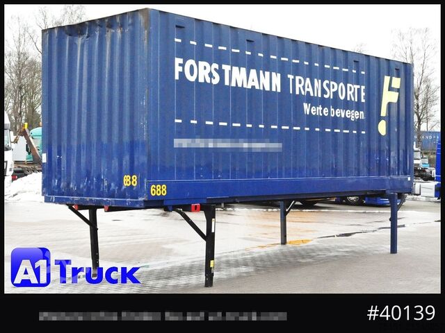 Caja intercambiable con estructura de caja KRONE BDF 7,82 Container, 2700mm Innenhöhe, Portaltür