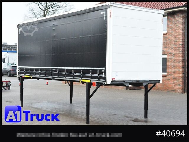 Izmjenjivo sandučno vozilo sa ravnom platformom i ceradom WECON WPR 745, verzinkt, 2520  innen, Code XL, neue Plane