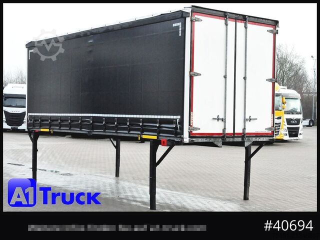 Izmjenjivo sandučno vozilo sa ravnom platformom i ceradom WECON WPR 745, verzinkt, 2520  innen, Code XL, neue Plane