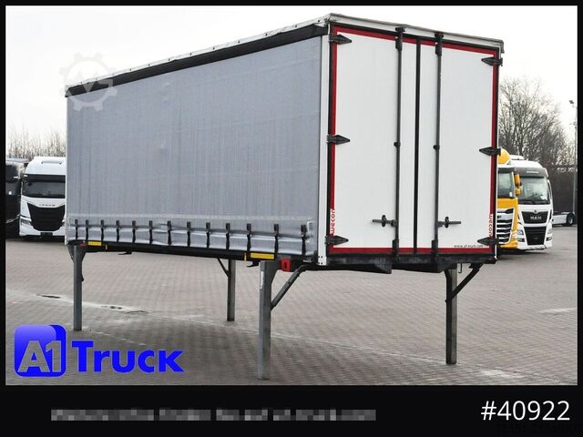 Izmjenjivo sandučno vozilo sa ravnom platformom i ceradom WECON WPR 745, verzinkt, 2520  innen, Code XL, neue Plane