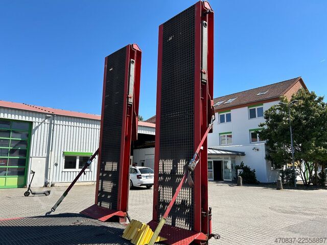 Alacsony rakfelületű félpótkocsi FAYMONVILLE STN-4UBX / hydr. Hubbed / Funk / Seilwinde
